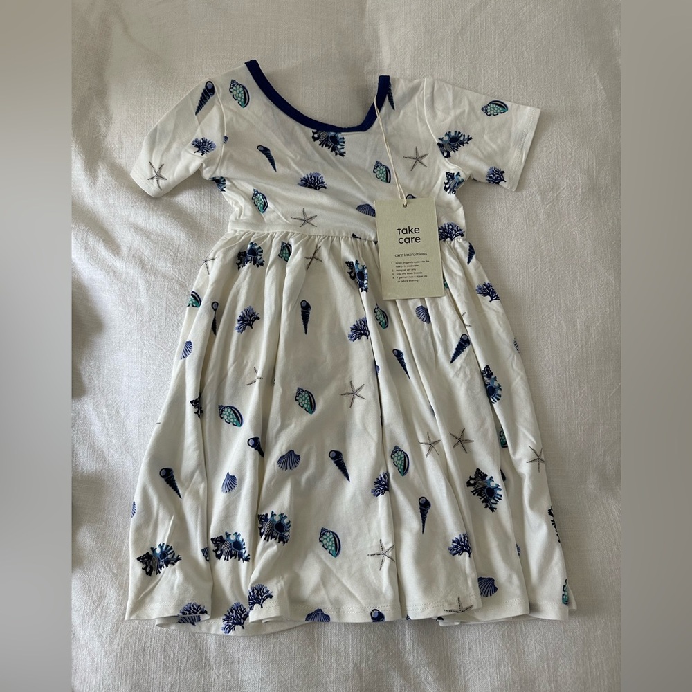 NWT Kyte baby royal shell twirl dress 3T
